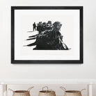 Last look by Gill Alexander on GIANT ART - white black & white