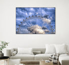 Top half of the London Eye by Nick Jackson on GIANT ART - white photo art