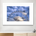 Top half of the London Eye by Nick Jackson on GIANT ART - white photo art