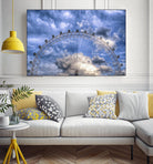 Top half of the London Eye by Nick Jackson on GIANT ART - white photo art
