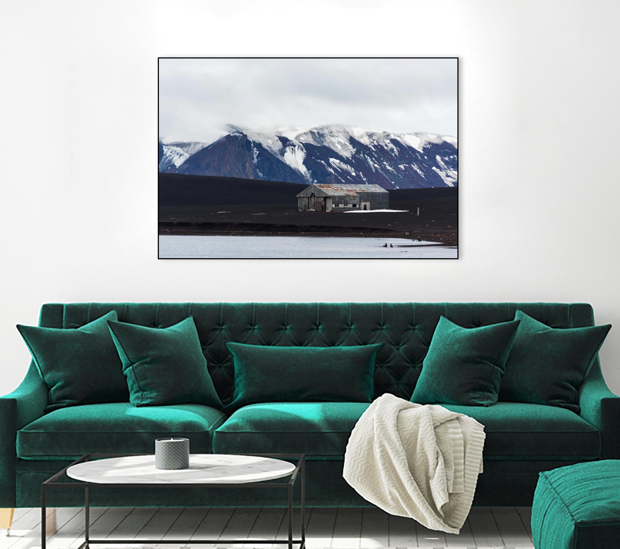 Whaler's Bay, Deception Island, Antarctica by Nick Jackson on GIANT ART - grey photo art