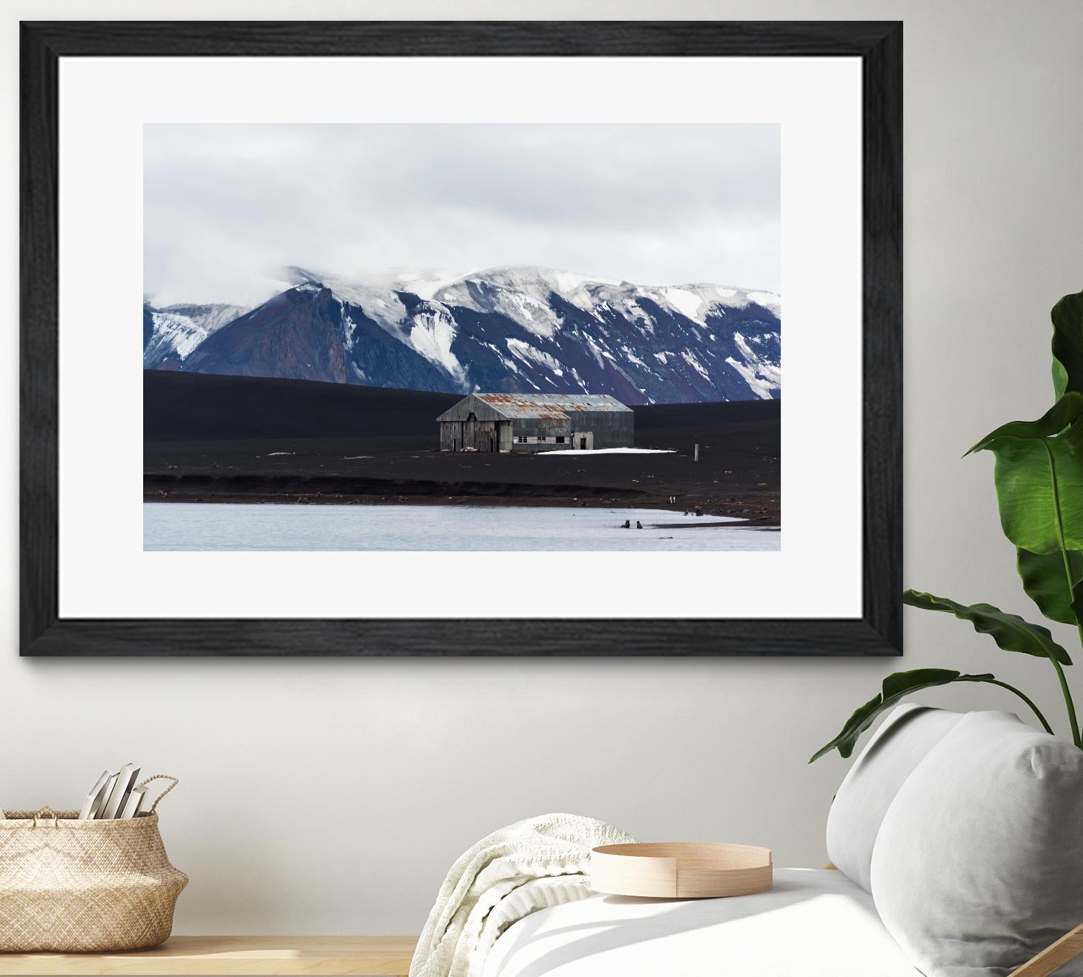 Whaler's Bay, Deception Island, Antarctica by Nick Jackson on GIANT ART - grey photo art