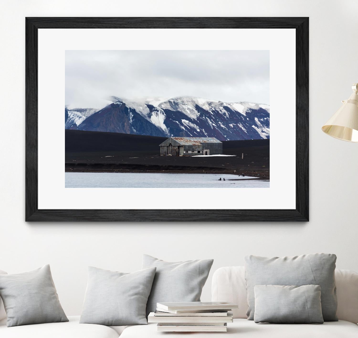 Whaler's Bay, Deception Island, Antarctica by Nick Jackson on GIANT ART - grey photo art