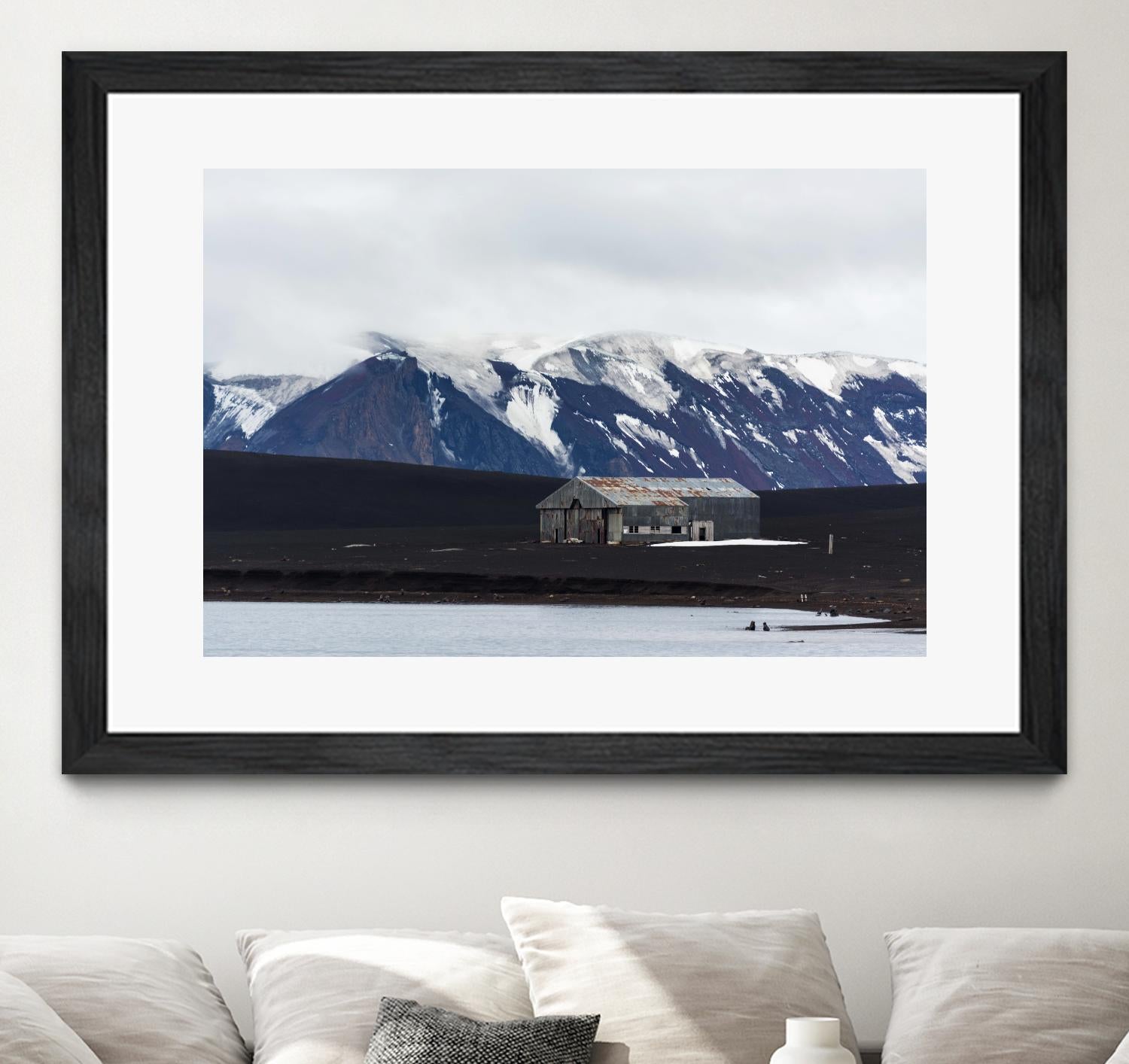Whaler's Bay, Deception Island, Antarctica by Nick Jackson on GIANT ART - grey photo art