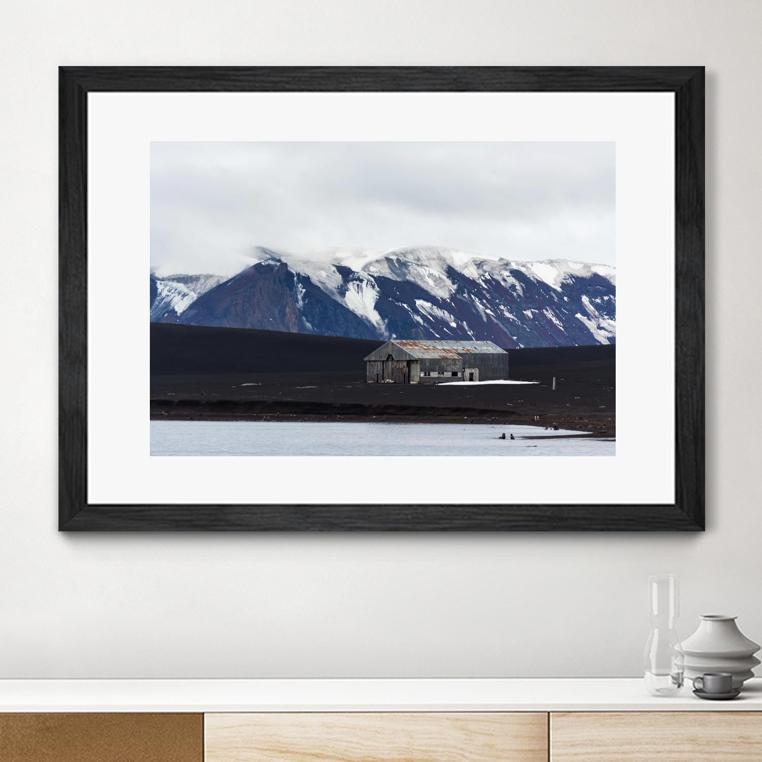 Whaler's Bay, Deception Island, Antarctica by Nick Jackson on GIANT ART - grey photo art