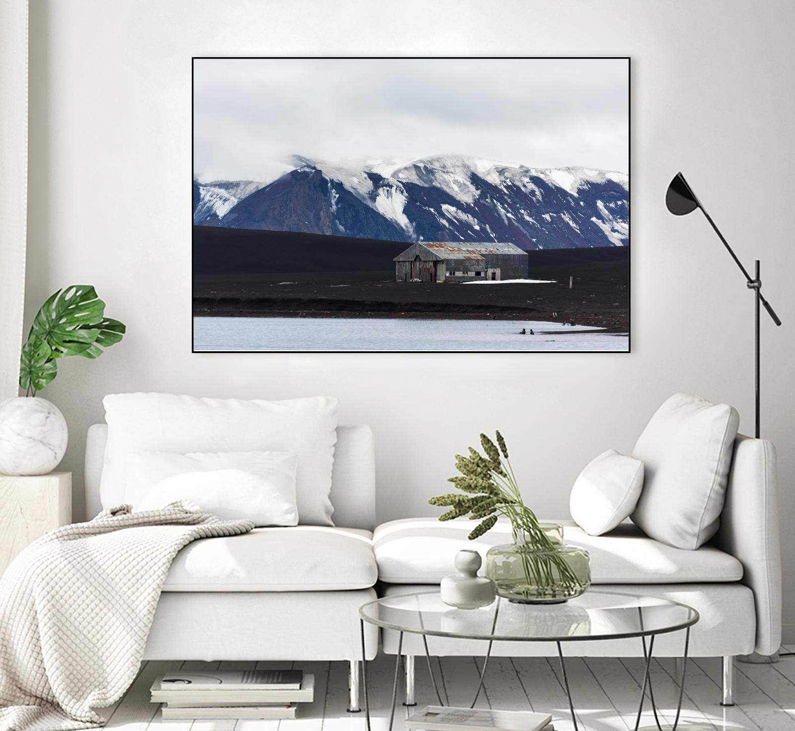 Whaler's Bay, Deception Island, Antarctica by Nick Jackson on GIANT ART - grey photo art