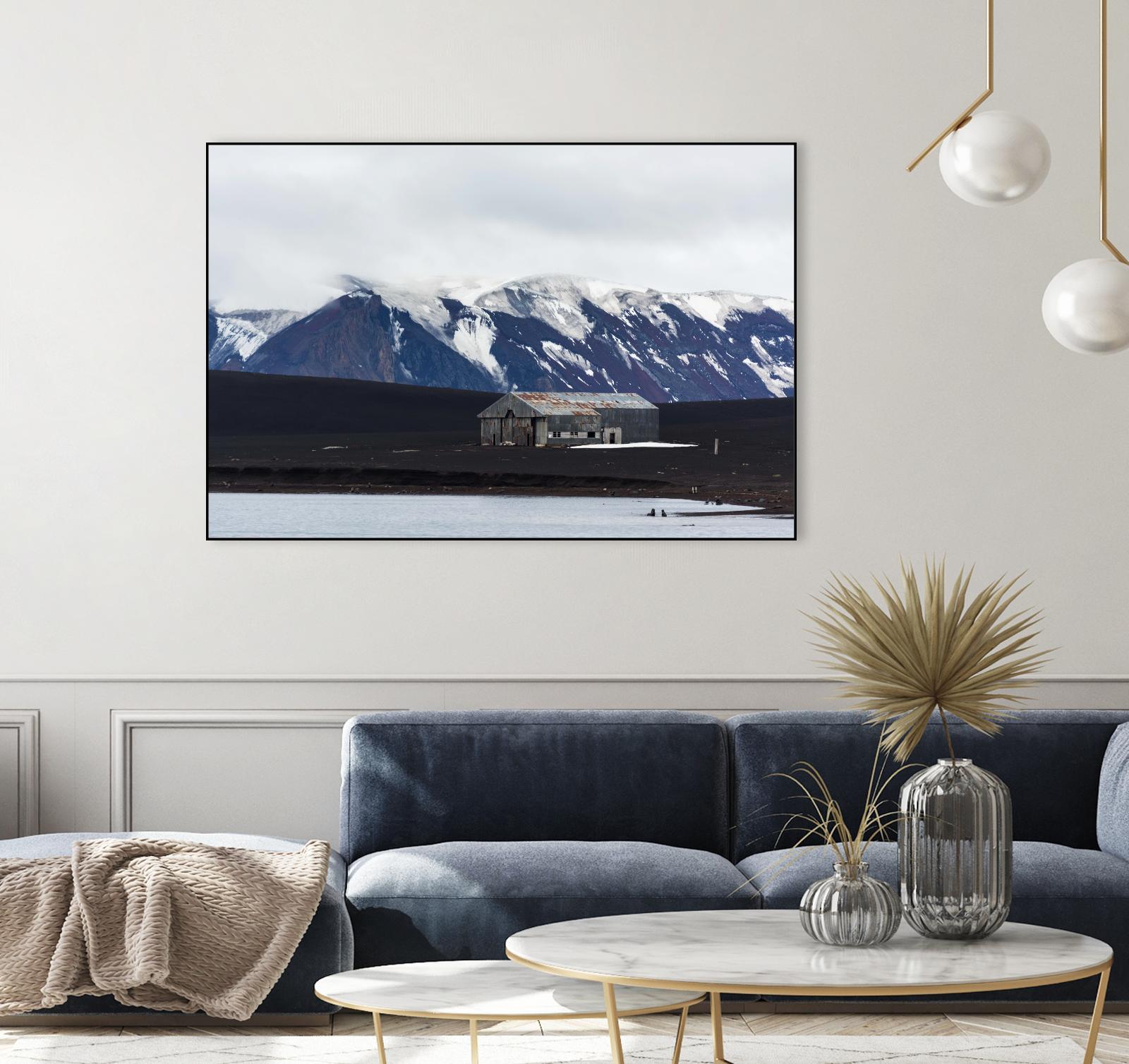 Whaler's Bay, Deception Island, Antarctica by Nick Jackson on GIANT ART - grey photo art