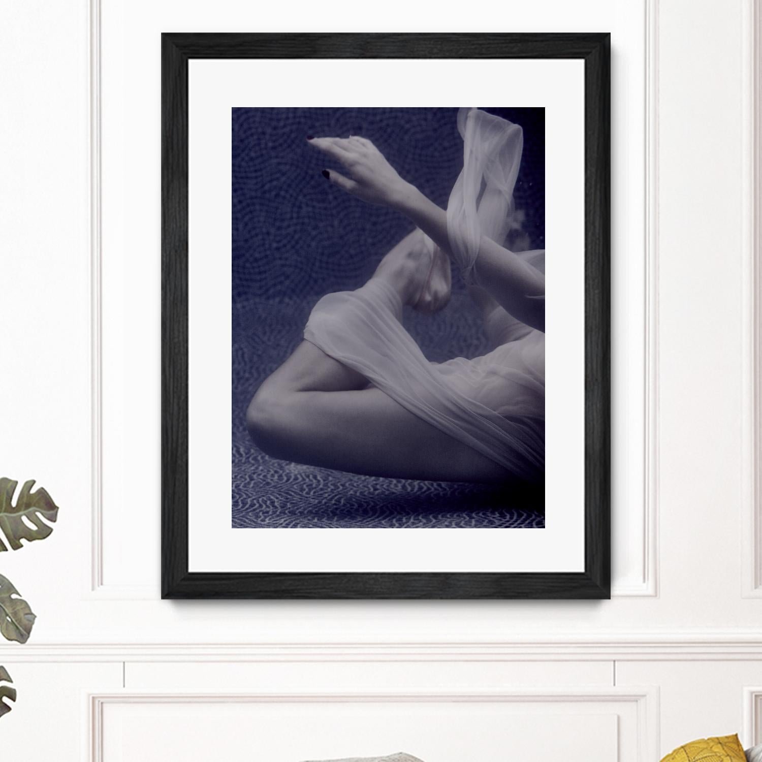 Float 1 by Peter Morneau on GIANT ART - blue figurative dancer