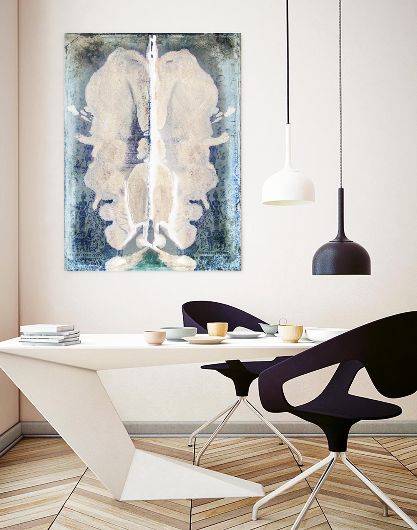 White Ink Laos by Daniel Stanford on GIANT ART - white abstract cerveau