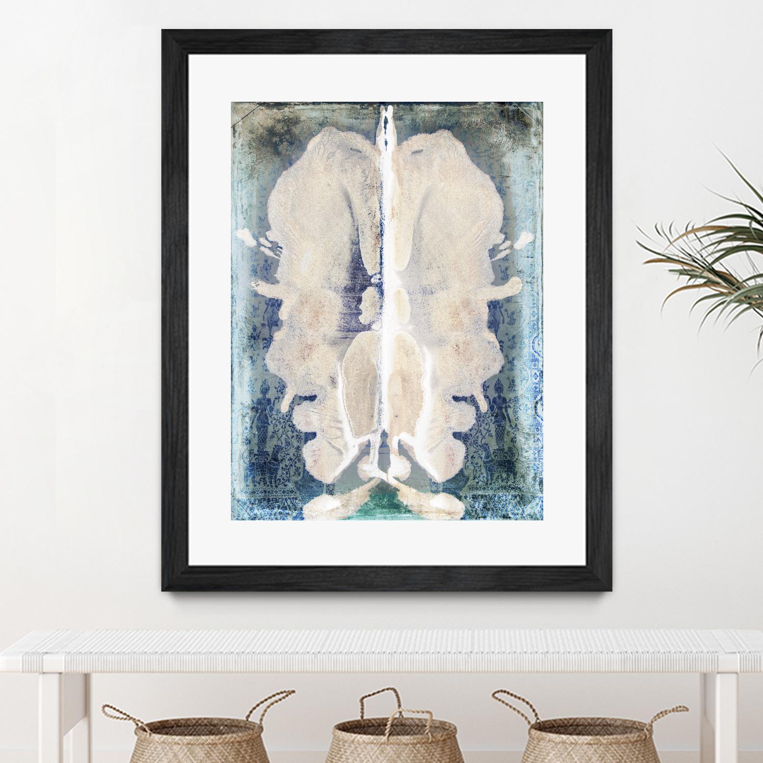 White Ink Laos by Daniel Stanford on GIANT ART - white abstract cerveau