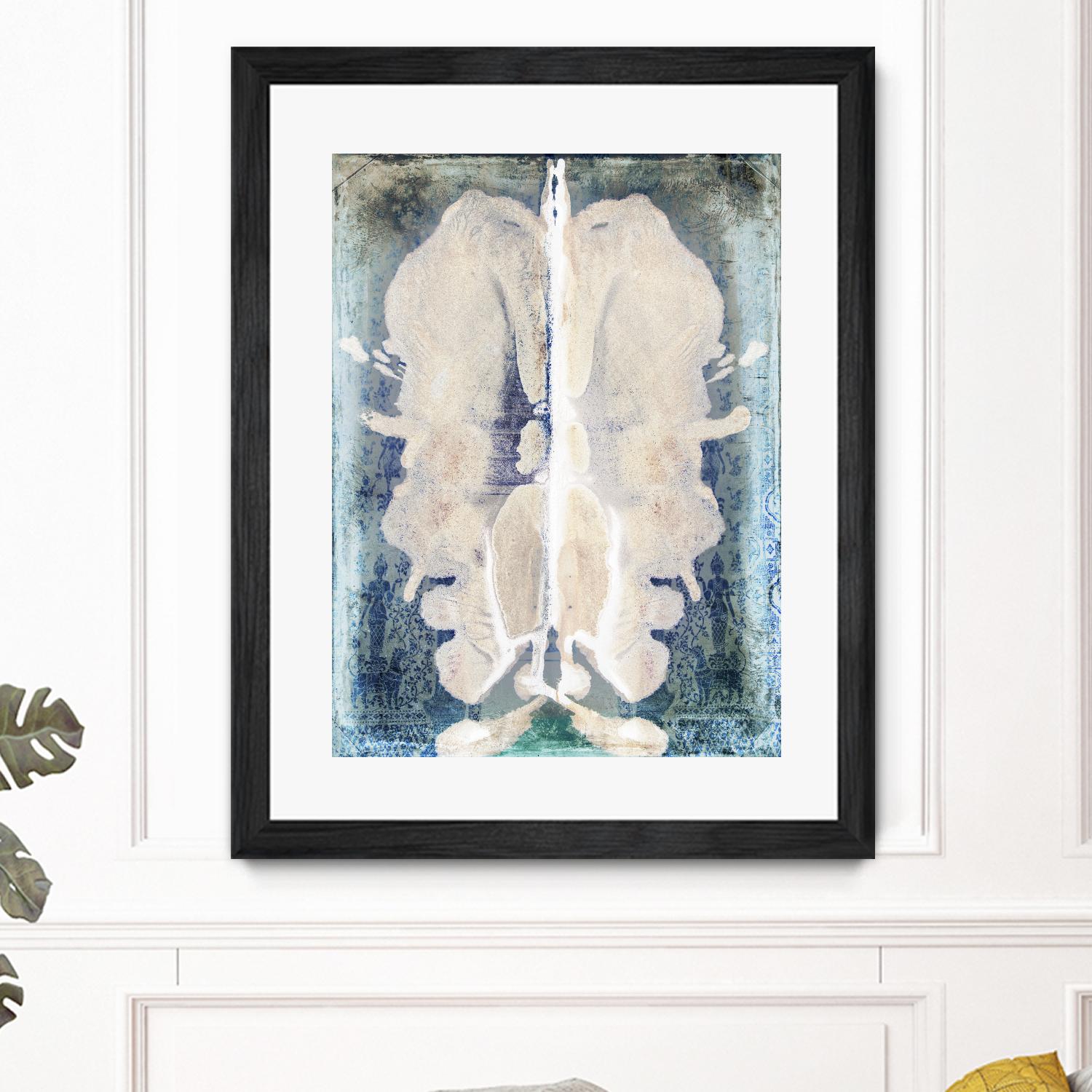 White Ink Laos by Daniel Stanford on GIANT ART - white abstract cerveau