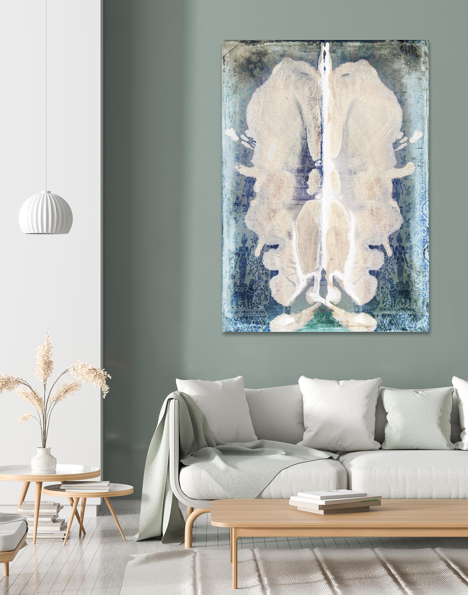 White Ink Laos by Daniel Stanford on GIANT ART - white abstract cerveau