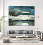 2018-02-12 by Kathleen Cloutier on GIANT ART - white abstract