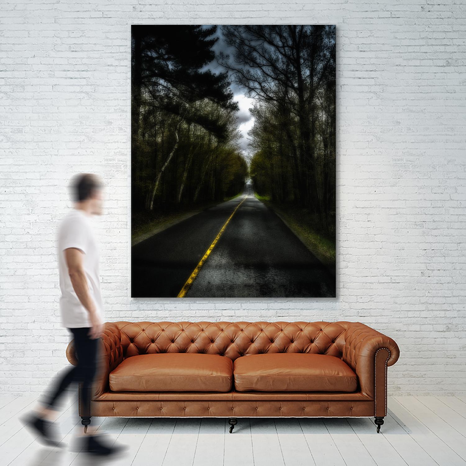 The Runway by Robert Séguin on GIANT ART - black landscape