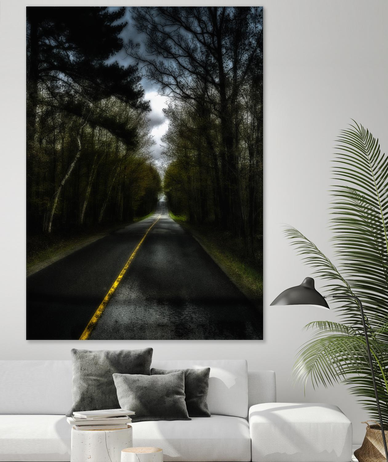 The Runway by Robert Séguin on GIANT ART - black landscape