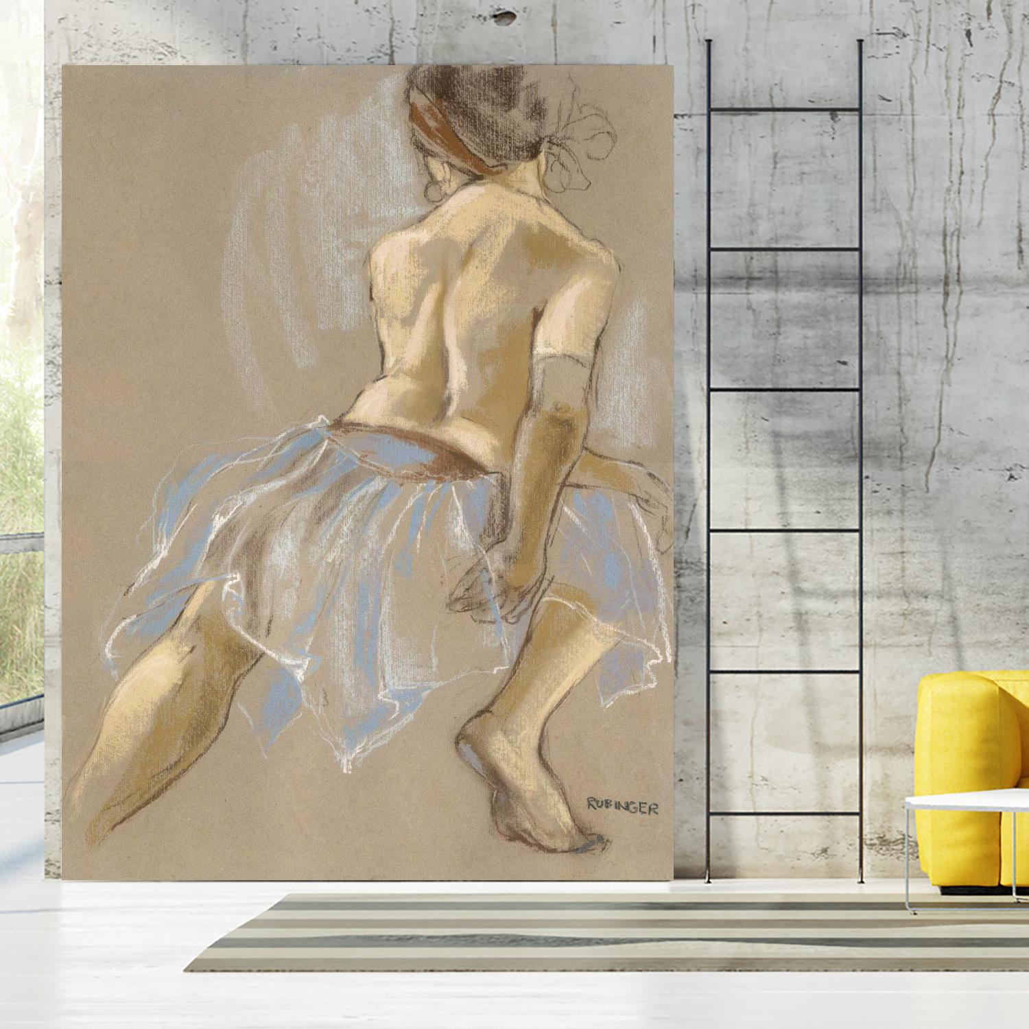 Would be Ballerina by Bram Rubinger on GIANT ART - beige figurative artistes du québec