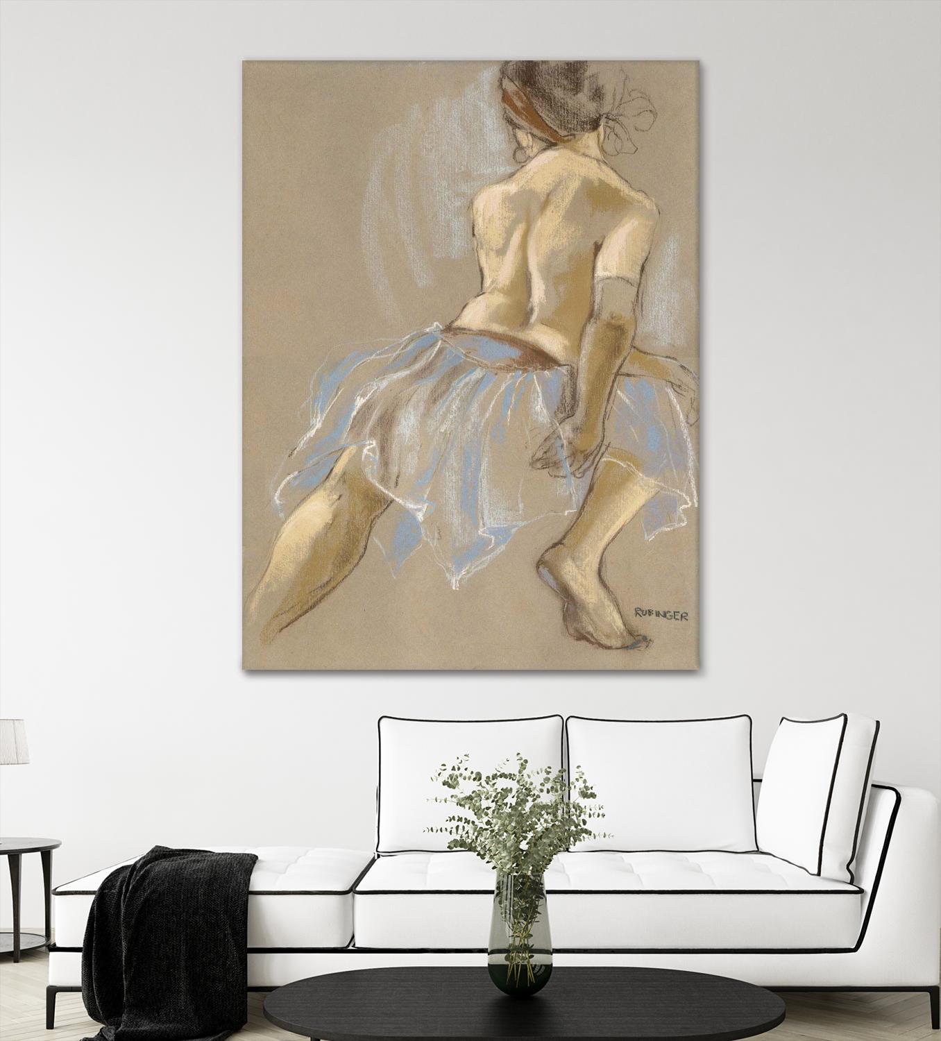 Would be Ballerina by Bram Rubinger on GIANT ART - beige figurative artistes du québec