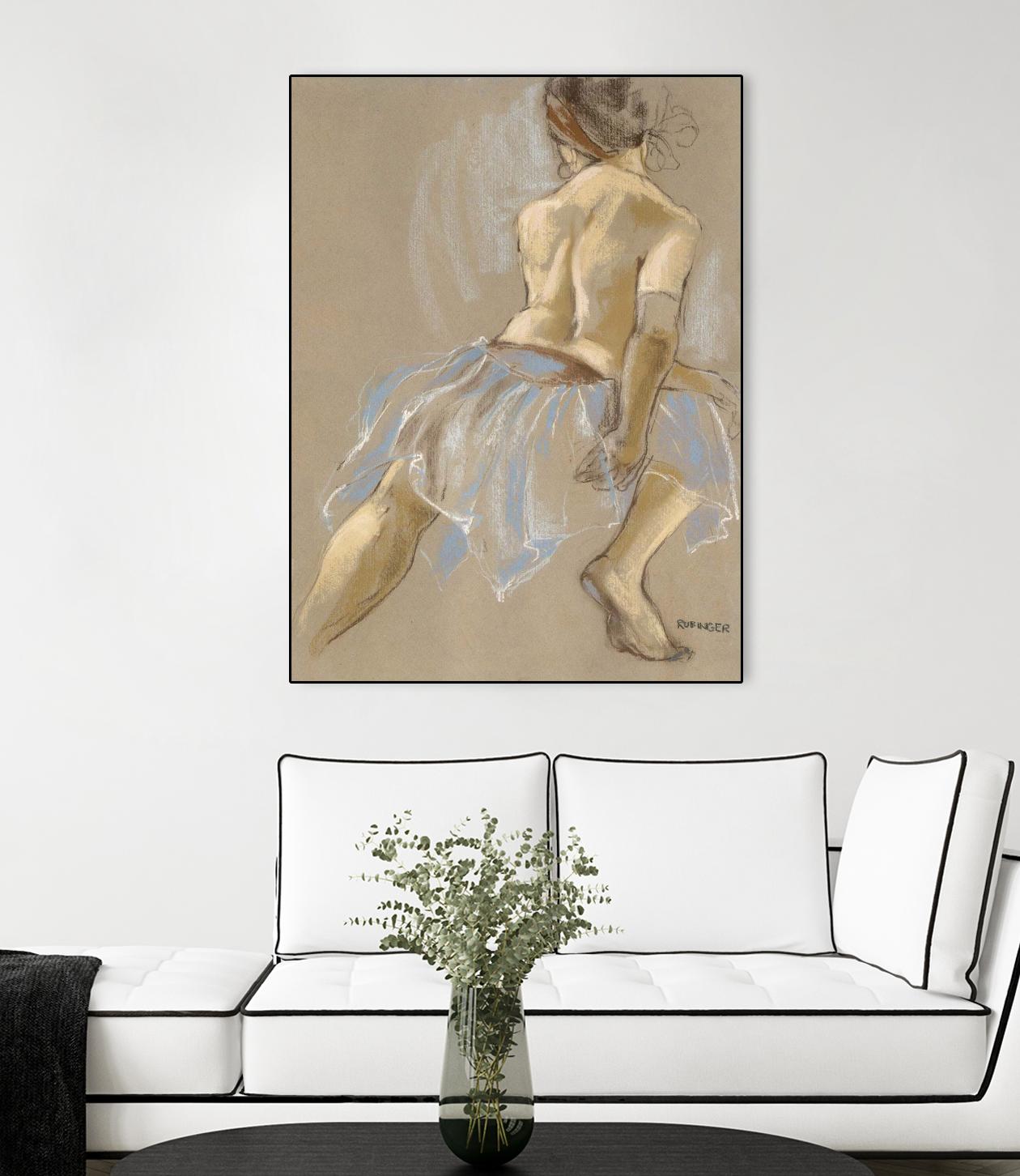 Would be Ballerina by Bram Rubinger on GIANT ART - beige figurative artistes du québec