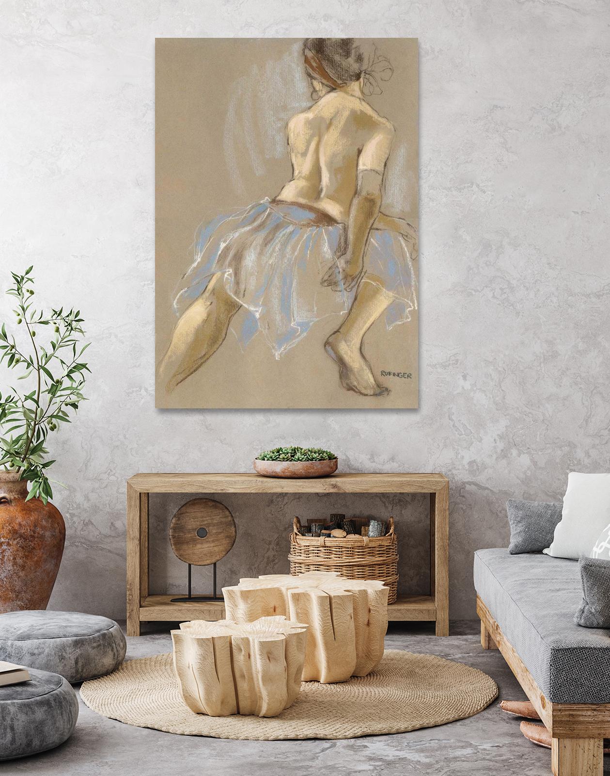 Would be Ballerina by Bram Rubinger on GIANT ART - beige figurative artistes du québec