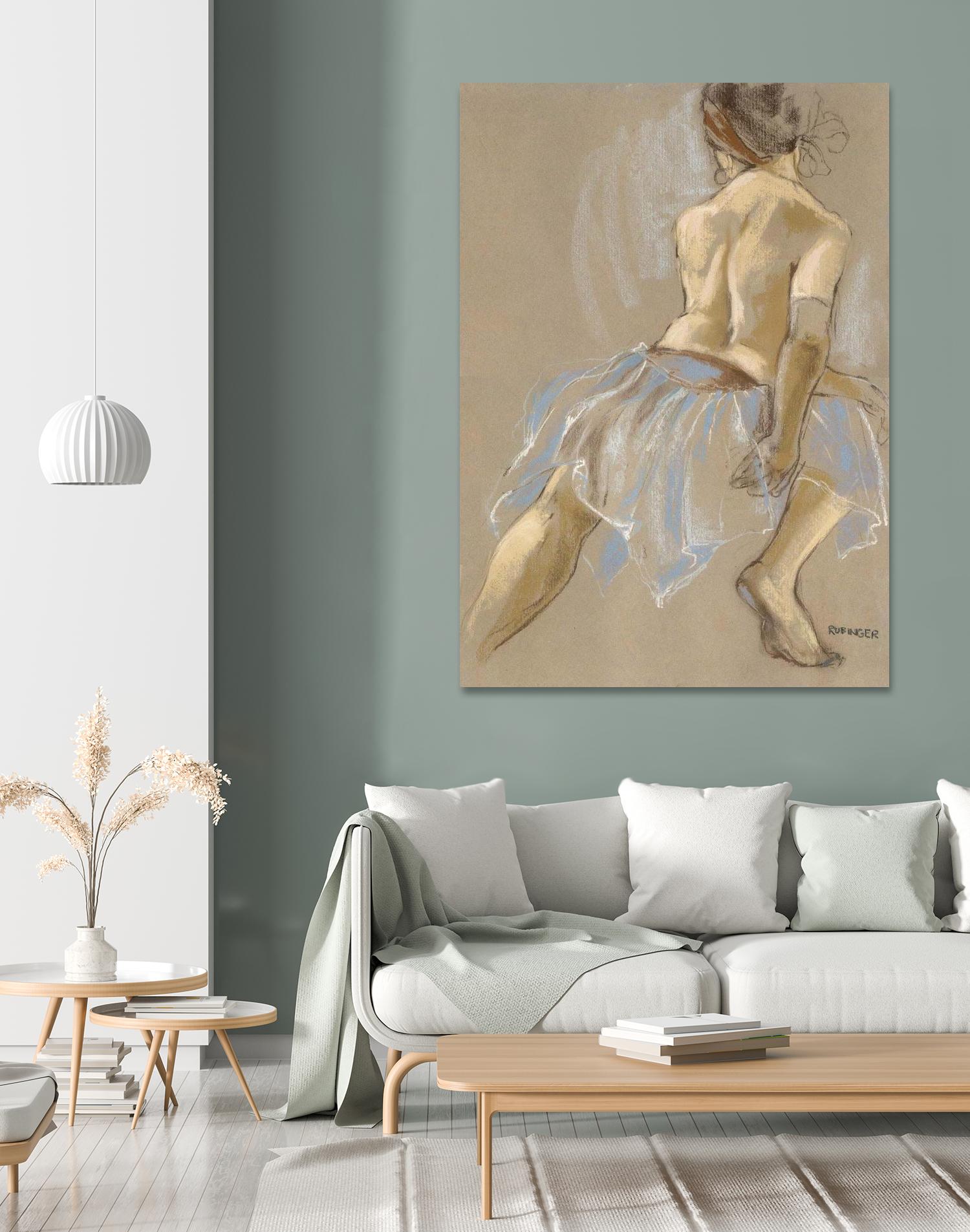 Would be Ballerina by Bram Rubinger on GIANT ART - beige figurative artistes du québec