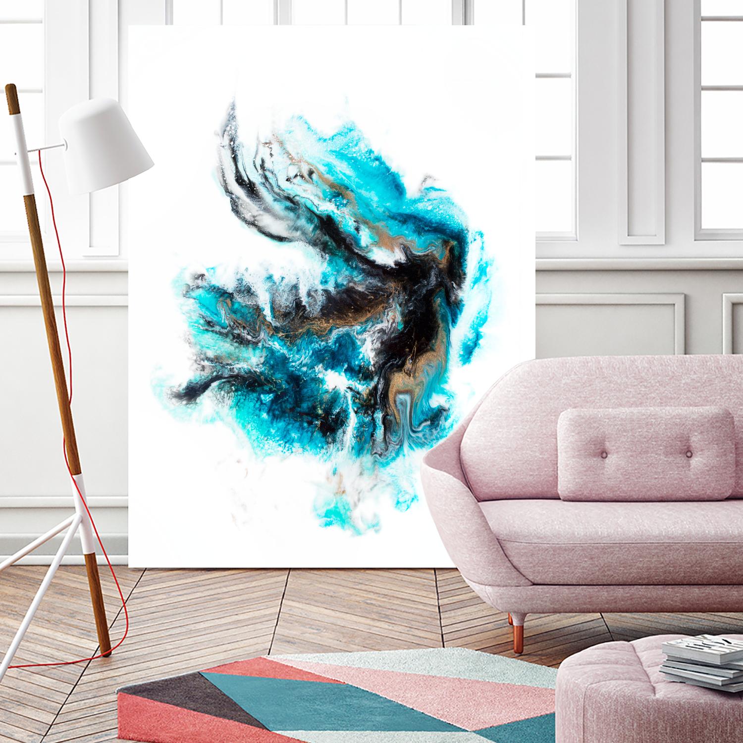 Acropora by Alyson Mccrink on GIANT ART - blue abstract