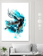 Acropora by Alyson Mccrink on GIANT ART - blue abstract