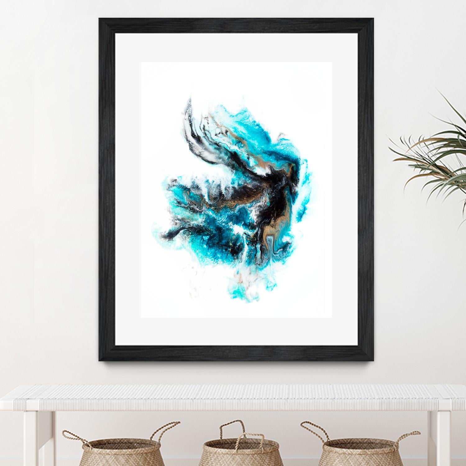 Acropora by Alyson Mccrink on GIANT ART - blue abstract