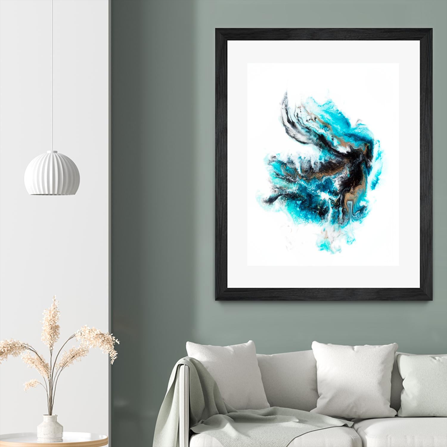 Acropora by Alyson Mccrink on GIANT ART - blue abstract