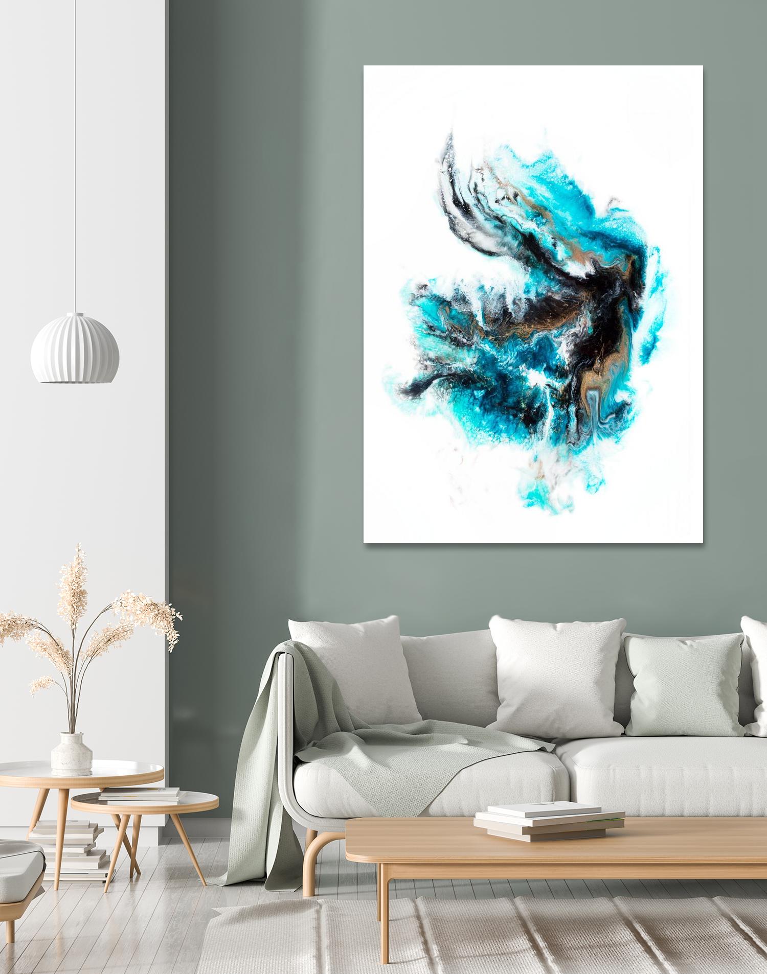 Acropora by Alyson Mccrink on GIANT ART - blue abstract