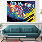 Yesss! by Ray Lengelé on GIANT ART - blue typography strong