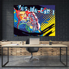 Yesss! by Ray Lengelé on GIANT ART - blue typography strong