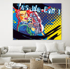 Yesss! by Ray Lengelé on GIANT ART - blue typography strong