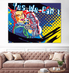 Yesss! by Ray Lengelé on GIANT ART - blue typography strong