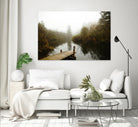 The River by Peter  Morneau on GIANT ART - green nature fall