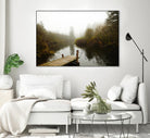 The River by Peter  Morneau on GIANT ART - green nature fall