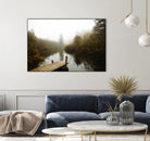 The River by Peter  Morneau on GIANT ART - green nature fall