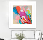 A mending Hand by Claire Desjardins on GIANT ART - orange abstract