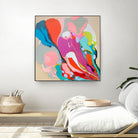 A mending Hand by Claire Desjardins on GIANT ART - orange abstract