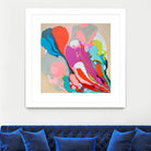 A mending Hand by Claire Desjardins on GIANT ART - orange abstract