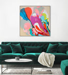 A mending Hand by Claire Desjardins on GIANT ART - orange abstract