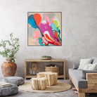 A mending Hand by Claire Desjardins on GIANT ART - orange abstract