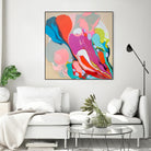 A mending Hand by Claire Desjardins on GIANT ART - orange abstract