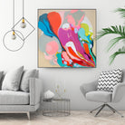 A mending Hand by Claire Desjardins on GIANT ART - orange abstract