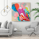 A mending Hand by Claire Desjardins on GIANT ART - orange abstract canadian