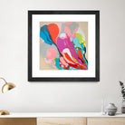 A mending Hand by Claire Desjardins on GIANT ART - orange abstract