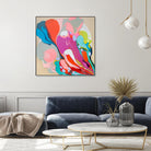 A mending Hand by Claire Desjardins on GIANT ART - orange abstract