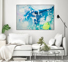 Create a Splash by Claire Desjardins on GIANT ART - yellow abstract