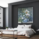 Bouquet Printanier by Auguste Renoir on GIANT ART - blue flowers floral