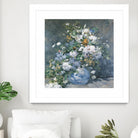 Bouquet Printanier by Auguste Renoir on GIANT ART - blue flowers floral