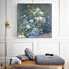 Bouquet Printanier by Auguste Renoir on GIANT ART - blue flowers floral